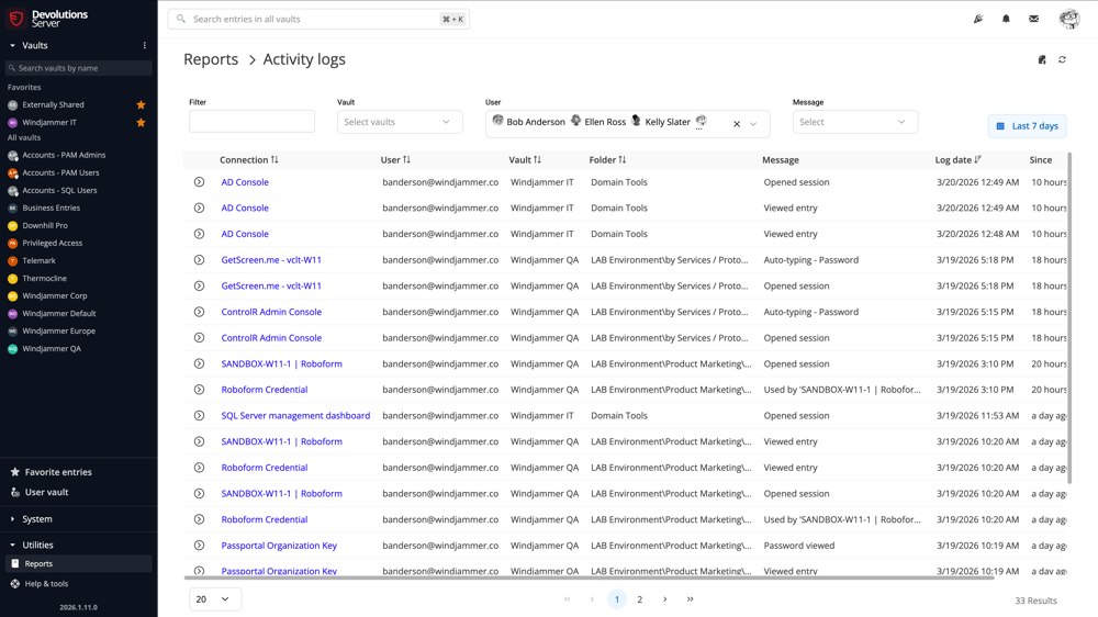 Run Powerful Reports and Logs for Compliance Needs
